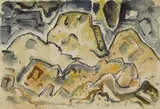 Bror Julius Olsson Nordfeldt, Mountains, Arizona