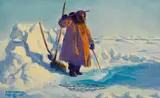 Fred Machetanz, Study - Winter Harvest