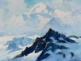 Theodore Roosevelt Lambert, Mt. McKinley, 1940, oil on masonite
