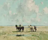 Eustace Paul Ziegler, Horses on the Columbia River