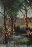 Helen Thomas Dranga, Pu Hala on the Waiakea River near Hilo, oil on canvas