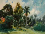 D. Howard Hitchcock, Yard in Nuuana, Honolulu