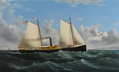 The Empire by William A. Coulter, 1874, oil on canvas, sold Aug 2017