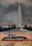 Grafton Tyler Brown, Castle Geyser, Yellowstone Park