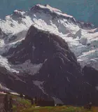 The Jungfrau by Edgar Alwin Payne, circa 1923-1924, oil on canvas, sold Aug 2017