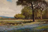 Robert William Wood, April Flowers, 1964, oil on canvas