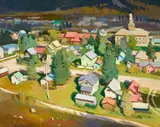 Ray Roberts, Silverton, Colorado, oil on canvas