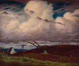 Stanislaus Pociecha Poray, The Mother Earth, oil on canvas