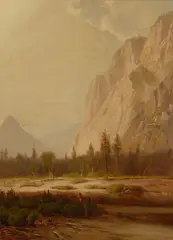 Harvey O. Young, California Valley, Yosemite, 1874, oil on canvas
