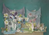 Hobson Pittman, The Buffet, 1948, oil on canvas