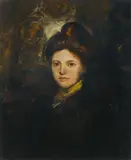 John Sloan, Girl with Auburn Hair (Miss Kitty Yoder), oil on board