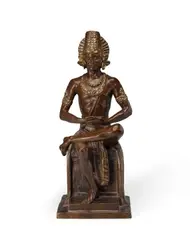 Uday Shankar by Malvina Hoffman, bronze with brown patina and select areas of gilt, offered May 2017