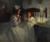 Francis Day, The Secret, oil on canvas