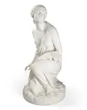 Randolph Rogers, Ruth Gleaning, 1850, marble
