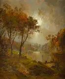 Jasper Francis Cropsey, On the Ramapo River
