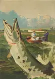 Lynn Bogue Hunt, Prize-Winning Fish, oil on canvas