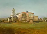 Alexander F. Harmer, Mission San Luis Rey, oil on canvas