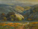 South of the Big Sur by Percy Gray, 1926, watercolor on paper, sold Apr 2017