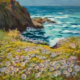 Mary DeNeale Morgan, Along the Coast, oil on board