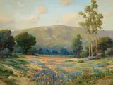 Angel Espoy, Wildflower Splendor, oil on canvas