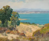From Point Loma by Maurice Braun, oil on canvas, sold Apr 2017