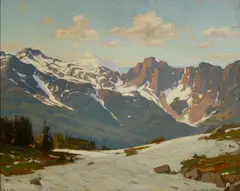 William Wendt, The Higher Altitudes, circa 1913, oil on canvas
