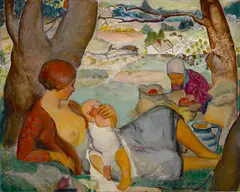 Elanor Colburn, New Earth, 1933, oil on masonite