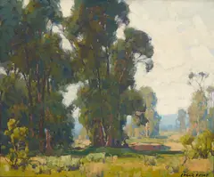 El Toro Eucalyptus by Edgar Alwin Payne, oil on canvas, offered Apr 2017