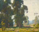 El Toro Eucalyptus by Edgar Alwin Payne, oil on canvas, offered Apr 2017