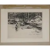 Norman Wilkinson, Trout Fishing on the River Garry