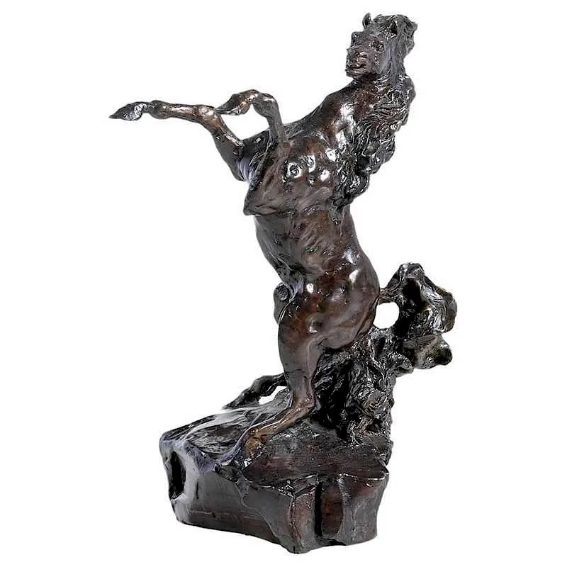 LeRoy Neiman, Defiant, 1983, patinated bronze