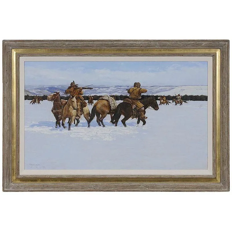 Caught in the Open by Robert Duncan, 1974, oil on canvas, offered Jul 2017