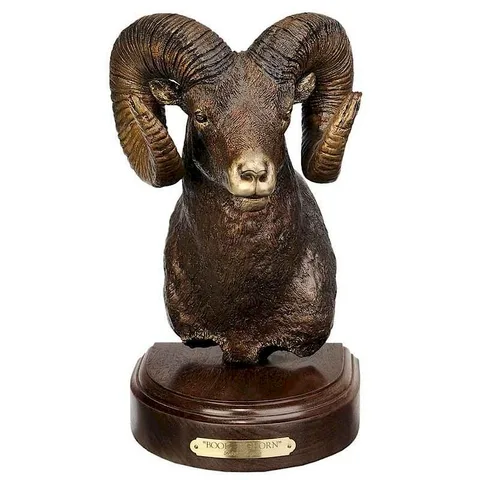 Rick Taylor, Book Bighorn, 1998, patinated bronze