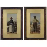 William Aiken Walker, Man and Woman in a Cotton Field, a pair