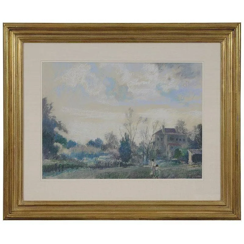 George Hand Wright, The Castle, Beaufort, South Carolina, circa 1930s, pastel on paper