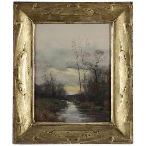 William Merritt Post, After Autumnal Rain, 1908, watercolor on paper