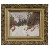 Gustave Cimiotti, Cedars in Snow, Danville, Vermont