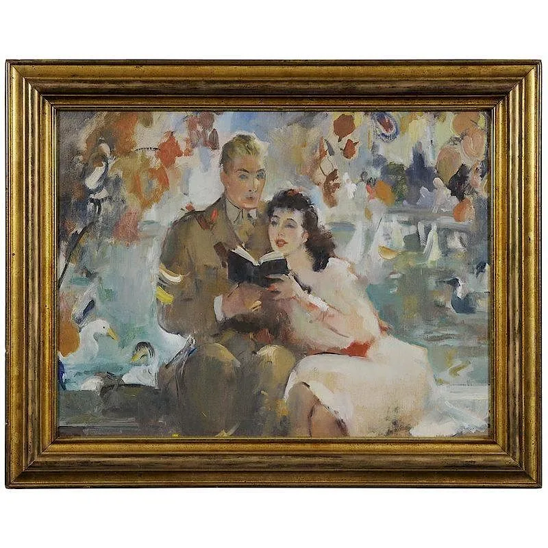 Walter Biggs, These Foolish Things, oil on canvas