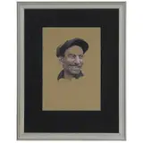 Smiling Man Wearing Cap, Brunk Auctions 2017
