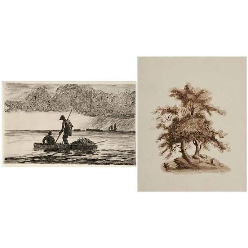 Untitled by Reynolds Beal, watercolor on paper, sold Jul 2017