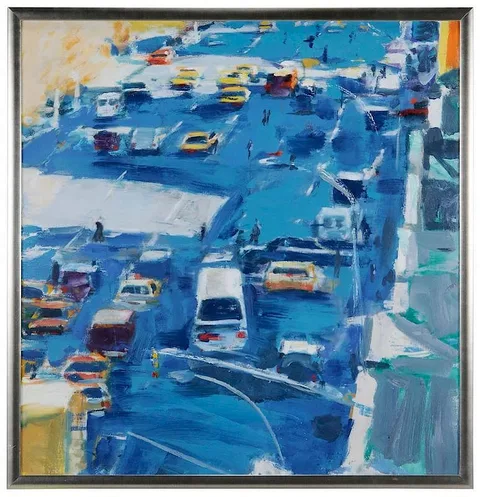 David Kapp, 8th Avenue North, 1997, oil on linen