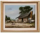 William Aiken Walker, Busy Cabin Scene