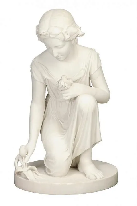 Joseph Mozier, Springtime, 1863, marble