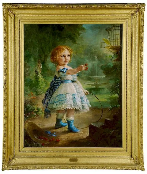 Lilly Martin Spencer, Will You Have Some Fruit?, 1871, oil on canvas