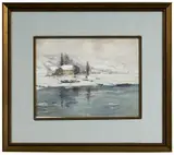 Paul King, Farm in a Winter Landscape
