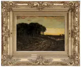Charles Warren Eaton, Twilight Near a Stand of Trees