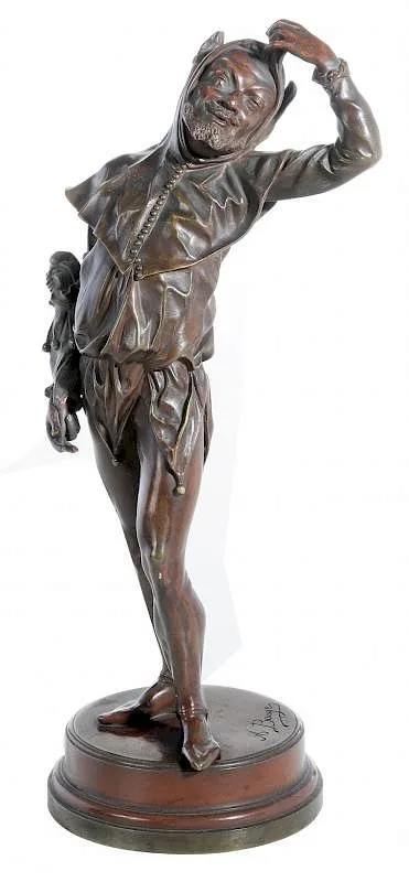 Méphistophelés by Alfred Barye, patinated bronze, sold May 2017
