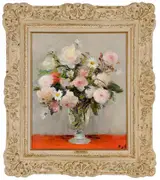 Marcel Dyf, [Roses et coquelicots (roses du jardin)]