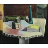 Edgar Levy, Cubist Still Life, Oil on canvas