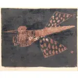 Milton Avery, Flight, 1955, Color woodcut